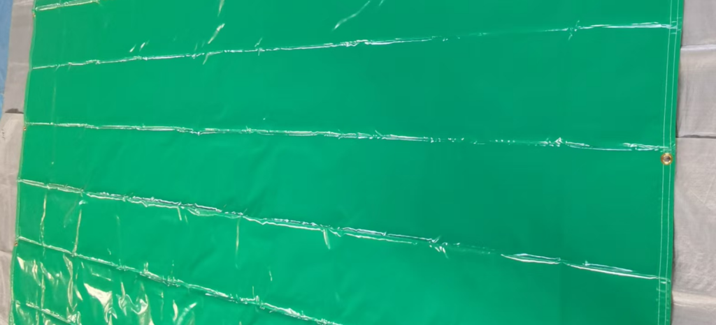 PVC Transparent Tarpaulin with Grommets 2