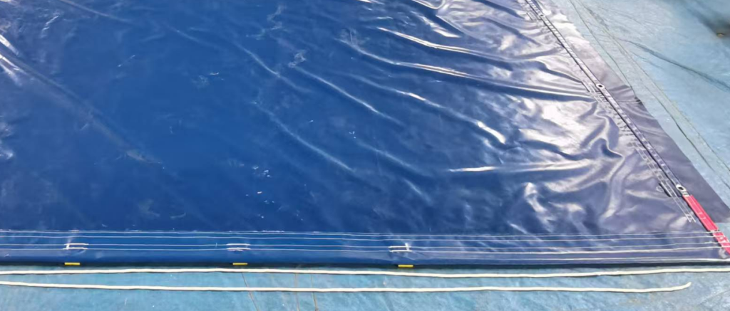 PVC Transparent Tarpaulin with Grommets